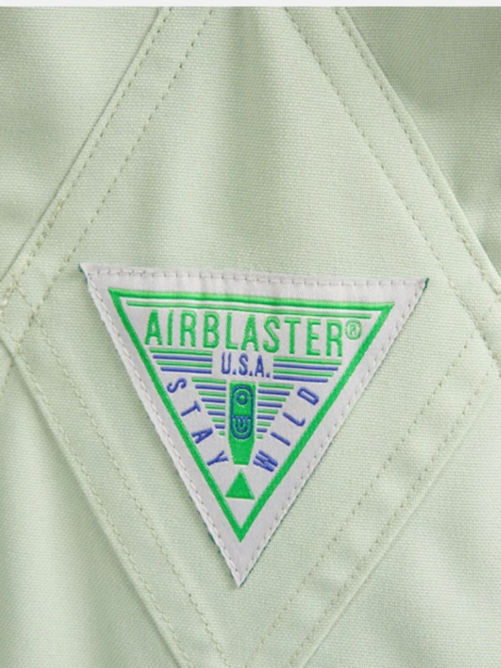 Airblaster glacier series Large L Hot bibs ski matcha green flaw - Picture 6 of 14